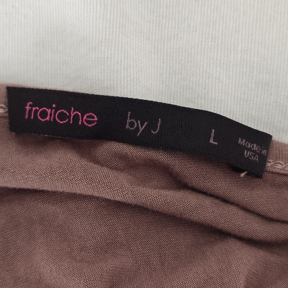 Anthropologie Fraiche by J Ombre Maxi Dress L Tan Black Plunge Boho Long Sleeve - Picture 2 of 14